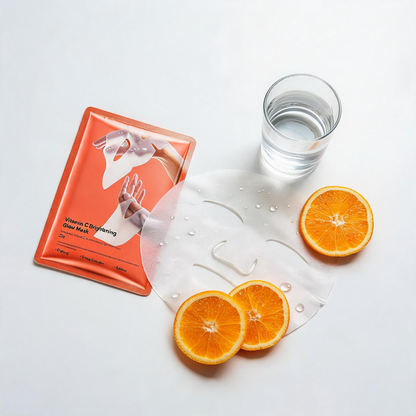 Vitamin-C Aufhellende Glow-Tuchmaske